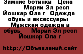 Зимние ботинки › Цена ­ 1 000 - Марий Эл респ., Йошкар-Ола г. Одежда, обувь и аксессуары » Мужская одежда и обувь   . Марий Эл респ.,Йошкар-Ола г.